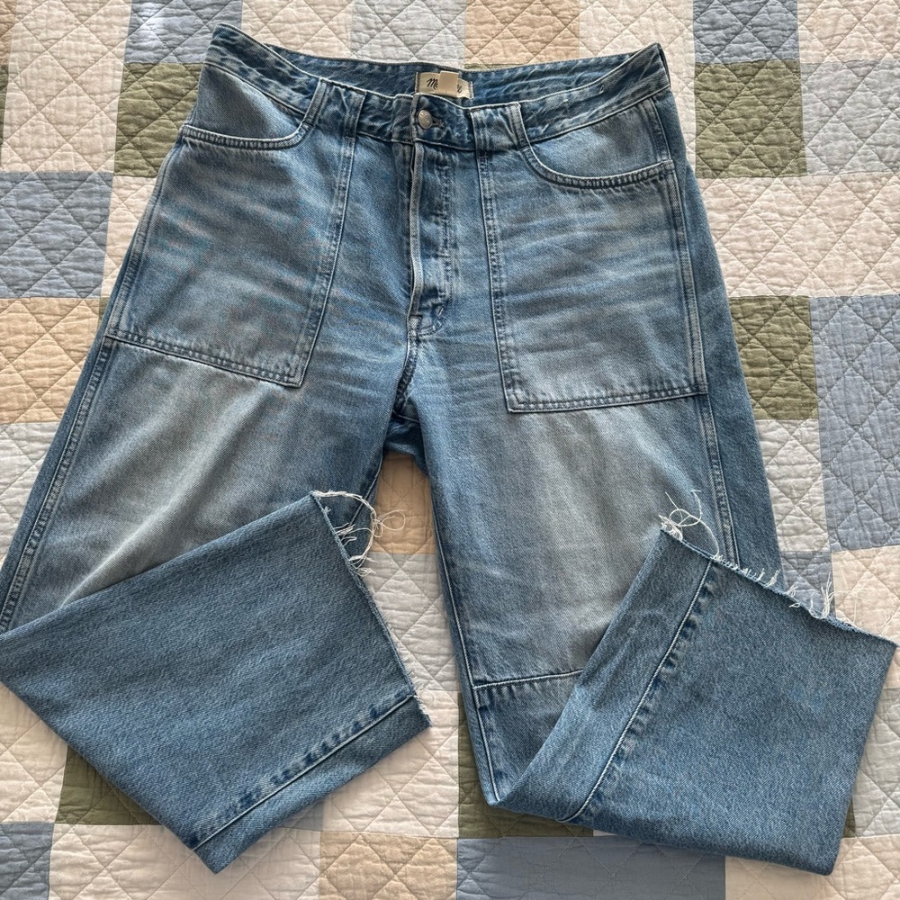 Madewell the darted barrel Jean size 31